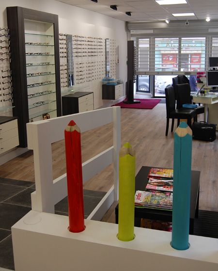 Création de mobilier pour opticien à La Mézière en Ille et Vilaine Création de mobilier pour opticien à La Mézière en Ille et Vilaine