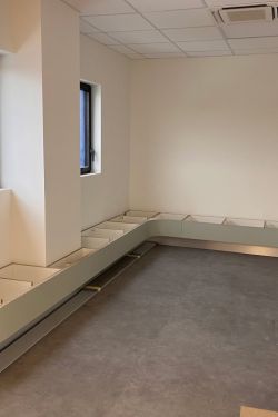 Création en cours d'une cuisine et une banquette dans une salle commune
#amenagementinterieur...