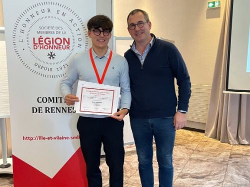 La société des membres de la Légion d’honneur soutien l’apprentissage et organise chaque année un...