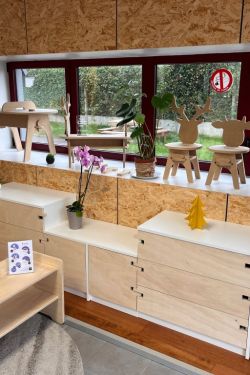 Petit nouveauté à l'accueil de l'entreprise avec la mise en place de ce showroom.

Un mixte de...